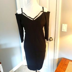 🏝3for$25 Sexy Black Knit Dress